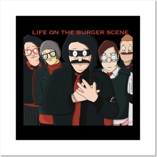 Life On The Burger Scene Posters and Art